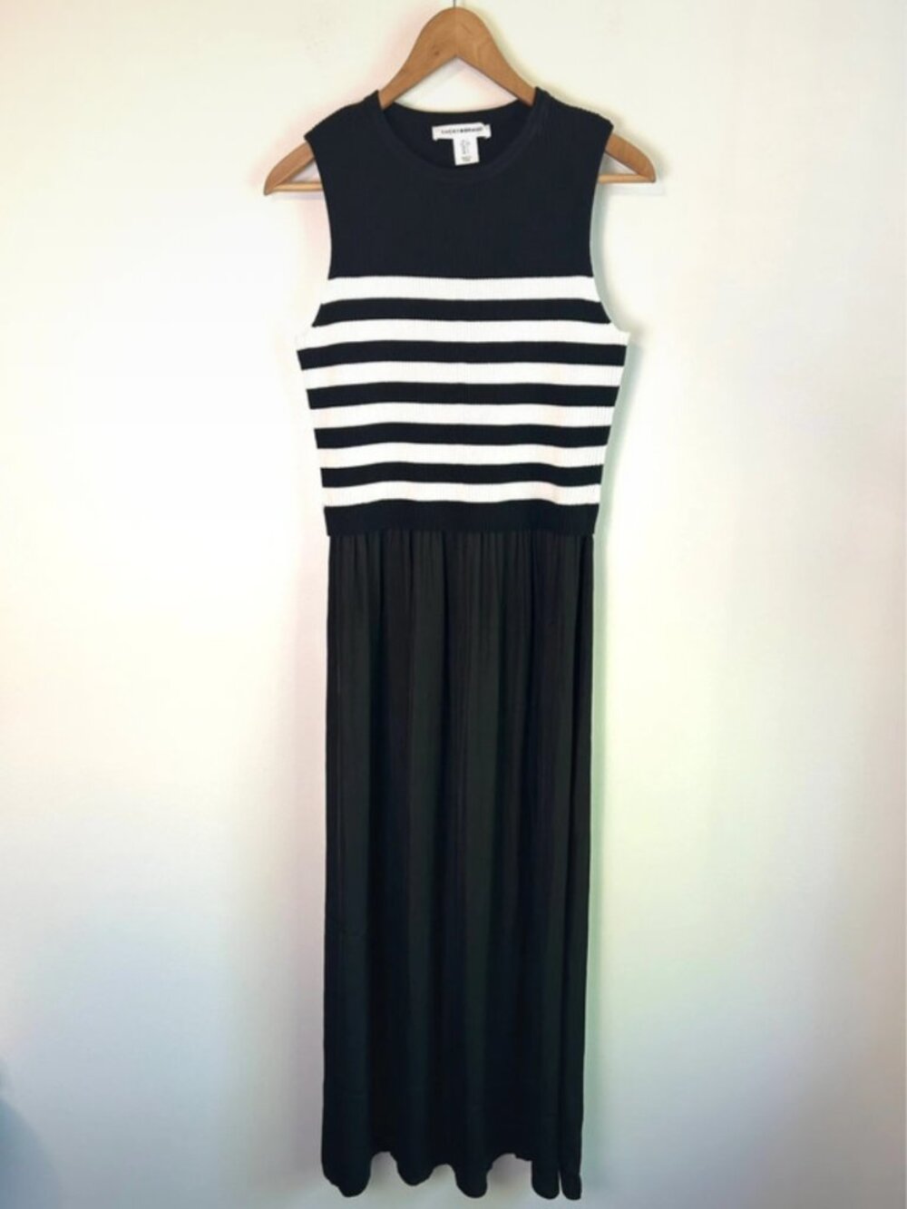 NWOT Lucky Brand B&W Maxi‎ Dress | Size L